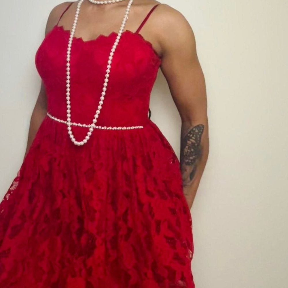 City Studio Red Tutu Dress